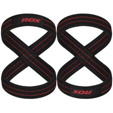 RDX Gym Lifting Cotton Straps, Size: L, Colour: Rot
