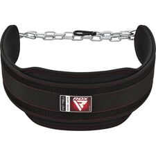 Ceinture pour Dips lestés, Taille: Taille unique, Couleur: Noir