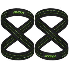 RDX Gym Lifting Cotton Straps, Taglia: L, Colore: Verde 