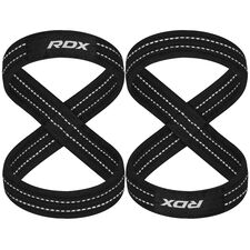 RDX Gym Lifting Cotton Straps, Taglia: L, Colore: Bianco 