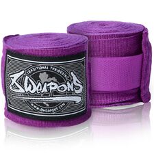8 Weapons Handwraps semi-elastic, Colore: Viola, Lunghezza: 5.0m
