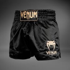 Venum Short Muay Thaï Classic Noir/Or XXL, Taille: 2XL, Couleur: Or