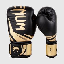 Gants de boxe Venum Challenger 3.0 &ndash; Noir / Or &ndash; 10 oz, Couleur: Or, OZ: 10oz
