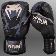 Gants de boxe Venum Impact &ndash; Camo Beige &ndash; 14 oz, Couleur: Camouflage, OZ: 14oz