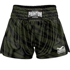 Short Muay Thai Camo Tiger Phantom – Verde – S, Taglia: S, Colore: Camouflage