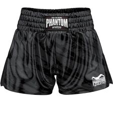 Short Muay Thai Camo Tiger Phantom – Gris – XXL, Taille: 2XL, Couleur: Noir