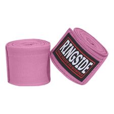 Professional Boxing Hand Wraps – Ringside – 4.5 m – Pink, Colour: Rosa, Length: 4.5m