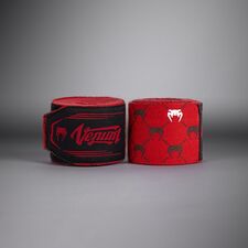 Boxbandagen Venum Monogram Hand Wraps Advanced – Rot – 4 m, Farbe: Rot, Länge: 4.0m