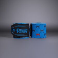 Bendaggi da boxe Venum Monogram Hand Wraps Advanced – Blu – 4 m, Colore: Blu, Lunghezza: 4.0m