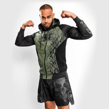 UFC Authentic Fight Week Men's Zip Hoodie, Taglia: 2XL, Colore: Khaki