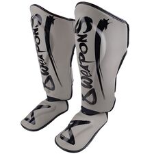 Protège-tibias 8 WEAPONS Unlimited 2.0 – Sable/Noir – L, Taille: L, Couleur: Beige