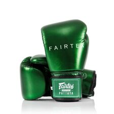 Boxing Gloves Fairtex BGV22 Metallic Green 12oz, Couleur: Vert, oz: 12oz