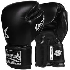 Gants de Boxe - Pure schwarz 12 Oz, Couleur: Noir, OZ: 12oz