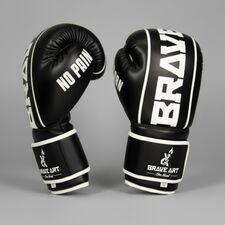 Gants de boxe – Classic One – Brave Art – Noir & Blanc – 10 oz, Couleur: Noir, OZ: 10oz