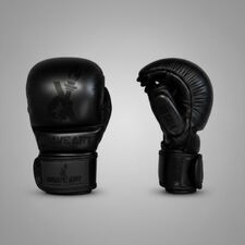 Guanti MMA – Sparring – Pelle – Brave Art – Nero – M, Taglia: M, Colore: Nero