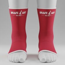Ankle Guards – Premium – Brave Art – Pink – One Size, Size: One Size, Colour: Rosa