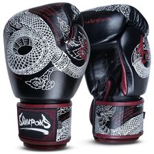 Gants de boxe 8 Weapons Sak Yant Naga 12oz, Couleur: Noir, OZ: 12oz