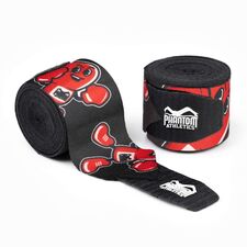 Bandages Phantom Punchy – Noir – 400cm, Couleur: Noir, Longueur: 4.0m