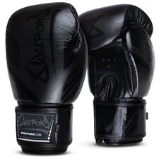 Boxing Gloves 8 Weapons Unlimited 2.0 Black Matte 10oz, Colour: Schwarz, OZ: 10oz