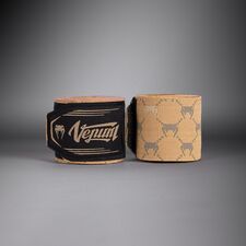 Boxbandagen Venum Monogram Hand Wraps Advanced – Sand – 4 m, Farbe: Beige, Länge: 4.0m