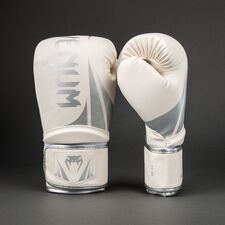 Gants de boxe Venum Challenger 2.5 Blanc/Argent 10oz, Couleur: Blanc, OZ: 10oz