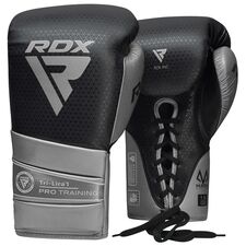 Boxhandschuhe RDX Mark Pro Sparring Tri Lira 1 Silber-10OZ, Farbe: Silber, OZ: 10oz