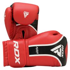 Boxing Gloves RDX Aura Plus T-17 &ndash; Red &ndash; 16oz, Colour: Rot, OZ: 16oz