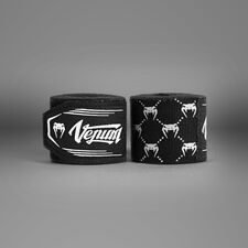 Boxbandagen Venum Monogram Schwarz/Weiss 4M, Farbe: Weiss, Länge: 4.0m