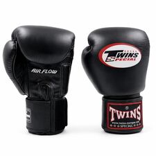 Gants de boxe Twins BGVL3 Air Noir &ndash; 14oz, Couleur: Noir, oz: 14oz