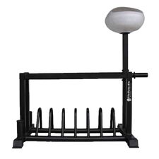 GladiatorFit steel weight and disc storage rack