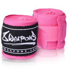 8 Weapons Handwraps semi-elastic, Colore: Rosa, Lunghezza: 3.5m