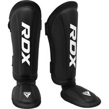 Shin Guards RDX T1 – Black/White – S, Size: S, Colour: Schwarz