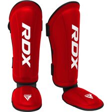 Paratibie RDX T1 – Rosso/Bianco – L, Taglia: L, Colore: Rosso