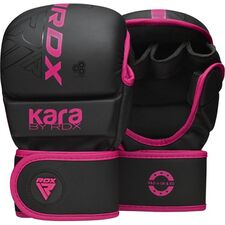MMA Sparringhandschuhe RDX F6 KARA – Pink – M/L, Bekleidungsgrösse: M/L, Farbe: Schwarz