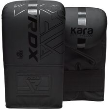 RDX F6 Boxsack Handschuhe – Schwarz Matt – Training, Farbe: Schwarz, OZ: 4oz