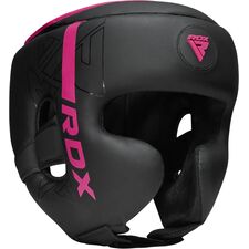 Casco da boxe F6 KARA – Rosa opaco – M, Taglia: M, Colore: Nero