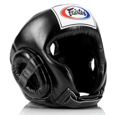 Casque de boxe Fairtex HG6 – Style Compétition – Noir – XL, Taille: XL, Couleur: Noir