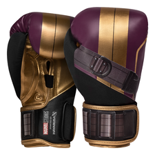 Guantoni Boxe Marvel Batroc Viola/Oro 12oz, Colore: Viola, OZ: 12oz