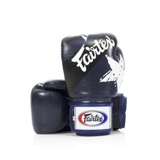 Boxhandschuhe Fairtex BGV1 &ndash; Nation Print &ndash; Blau &ndash; 12 oz, Farbe: Blau, OZ: 12oz