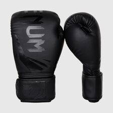 Boxhandschuhe Venum Challenger 3.0 &ndash; Schwarz / Schwarz &ndash; 12 oz, Farbe: Schwarz, OZ: 12oz