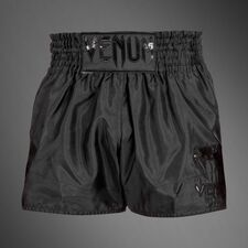 Venum Classic Muay Thai Shorts Black/Black XL, Taglia: XL, Colore: Nero