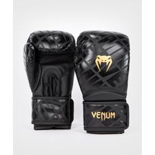 Boxhandschuhe Venum Contender 1.5 XT &ndash; Schwarz / Gold &ndash; 12 oz, Farbe: Schwarz, OZ: 12oz