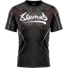 8 WEAPONS Functional T-Shirt, Naga Yant, black-red S, Size: S, Colour: Schwarz