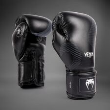 Boxhandschuhe Venum Nexus &ndash; Schwarz/Silber &ndash; 16 oz, Farbe: Schwarz, OZ: 16oz