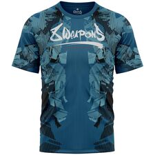8 WEAPONS Functional T-Shirt, Hit 2.0, navy-black, S, Size: S, Colour: Blue