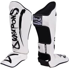 Shin Guards - Unlimited 2.0, Taglia: XL, Colore: Bianco