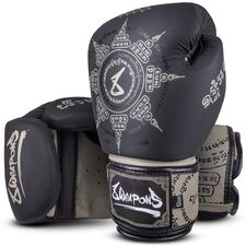 Guantoni da boxe 8 WEAPONS Yant – Nero/Sabbia – 10 oz, Colore: Nero, OZ: 10oz