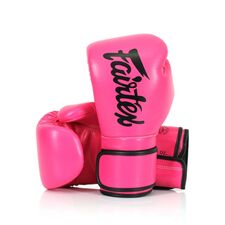Guantoni da boxe Fairtex BGV14 – Microfibra – Rosa – 12 oz, Colore: Pink, OZ: 12oz