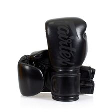 Gants de boxe Fairtex BGV14 &ndash; Black is Black &ndash; Noir &ndash; 12oz, Couleur: Noir, oz: 12oz