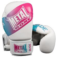 Guantoni boxe Metal Boxe Blade Miami Vibe Bianco 8 oz, Colore: Bianco, OZ: 8oz